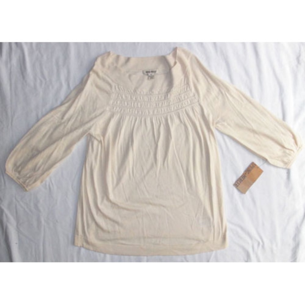 NWT Women's Spring + Mercer Warm Stone Color Top Size EXTRA LARGE